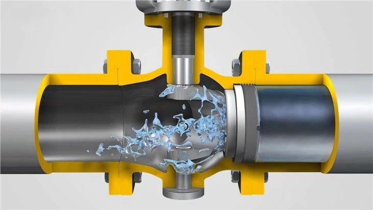 offset ball valve